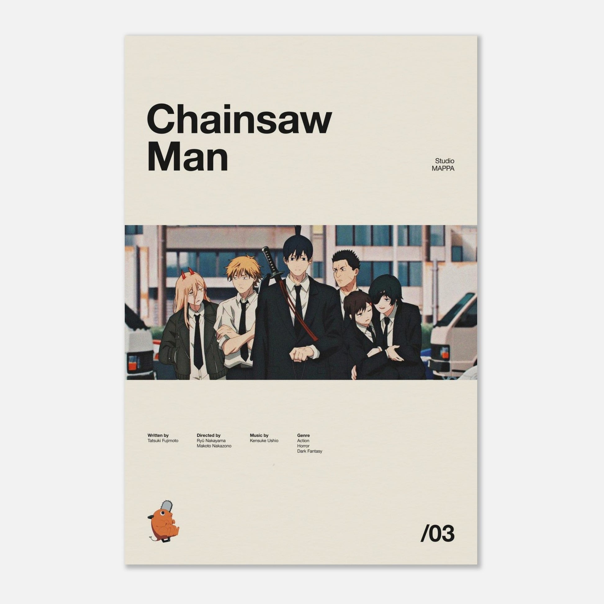 Chainsaw Man No Frame 24x36