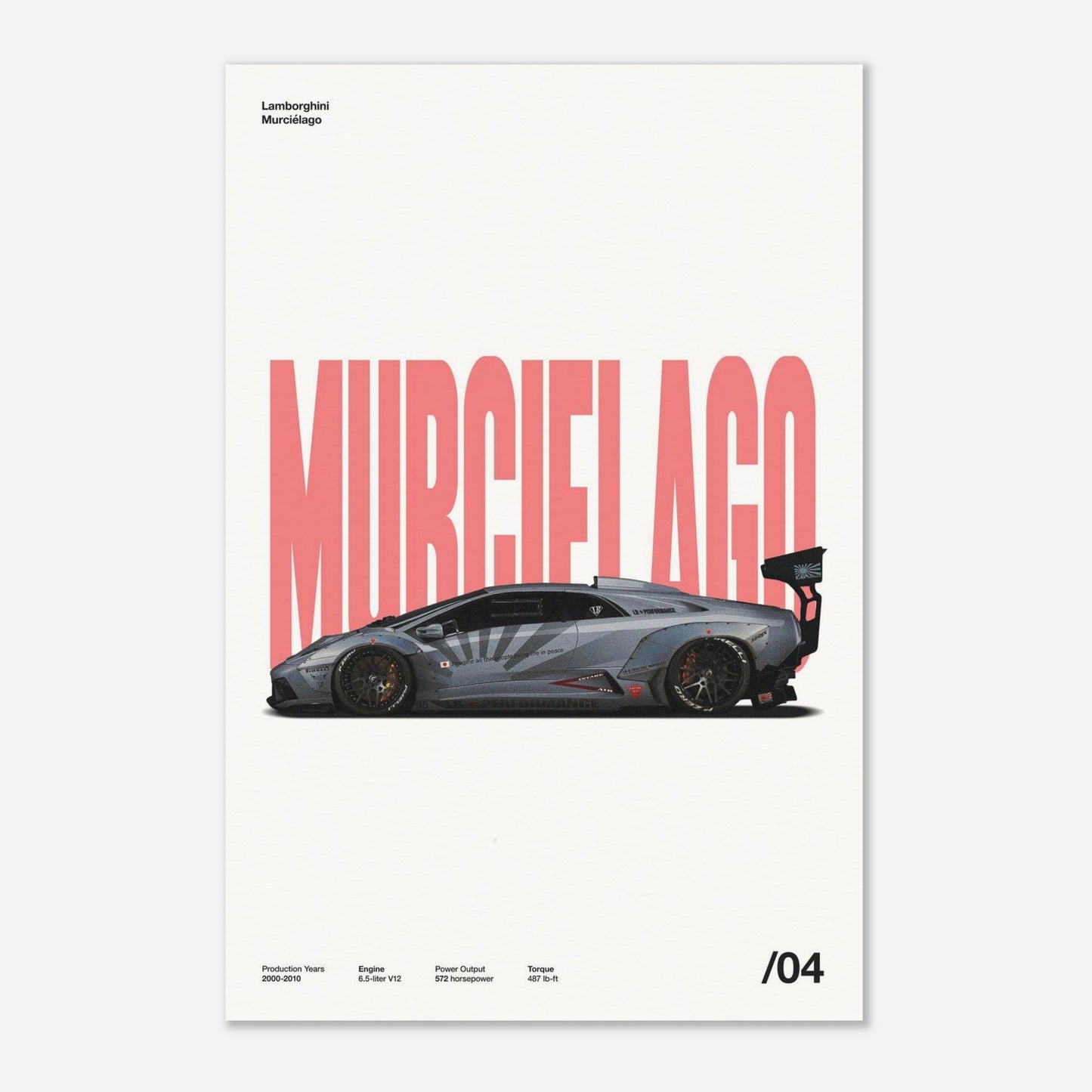 Lamborghini Murciélago No Frame 16x24