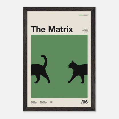 The Matrix Black Wood 12x18