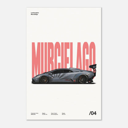Lamborghini Murciélago No Frame 24x36