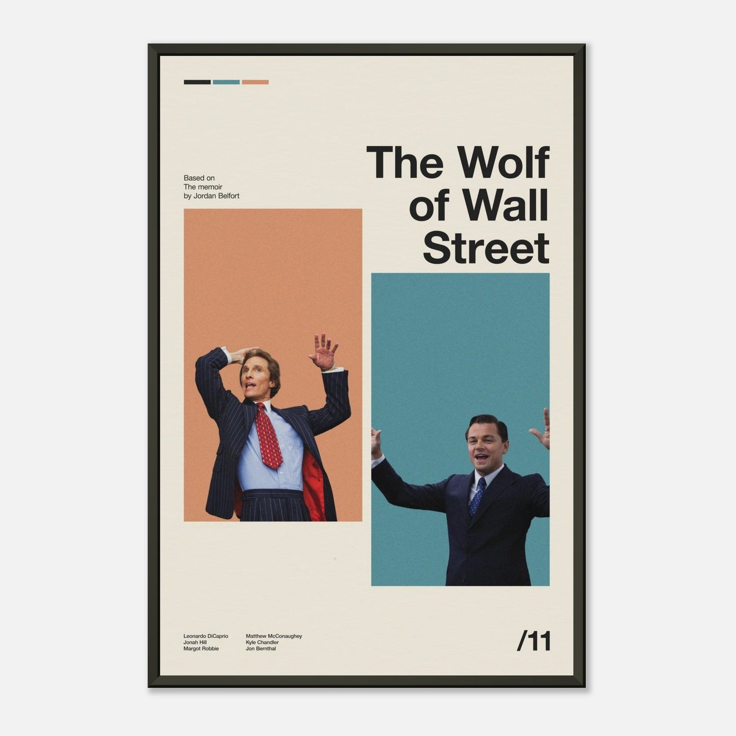 The Wolf of Wall Street Metal 16x24