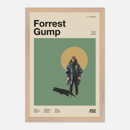 Forrest Gump Natural Wood 12x18