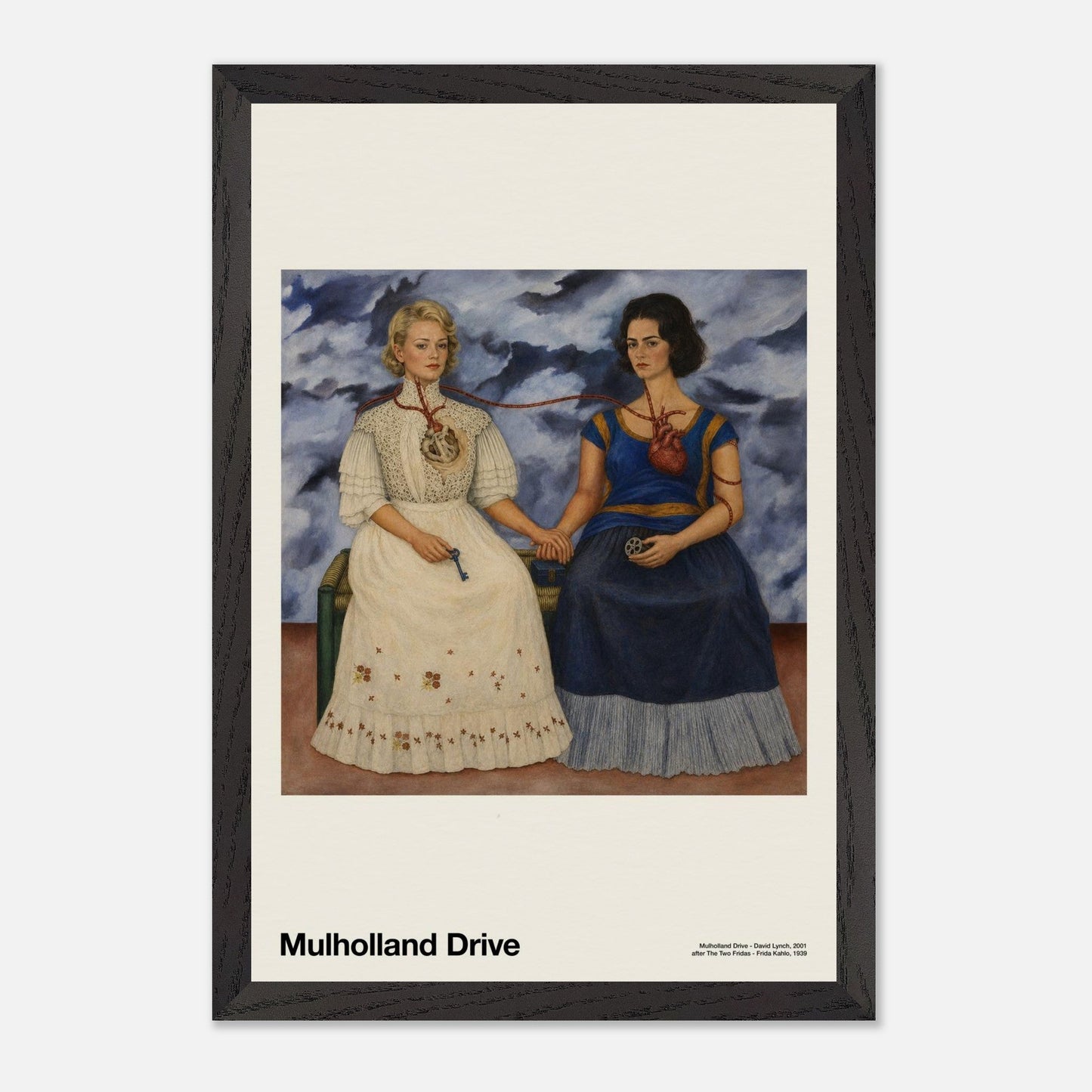 Mulholland Drive Black Wood 12x18