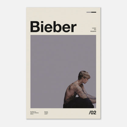 Justin Bieber No Frame 16x24