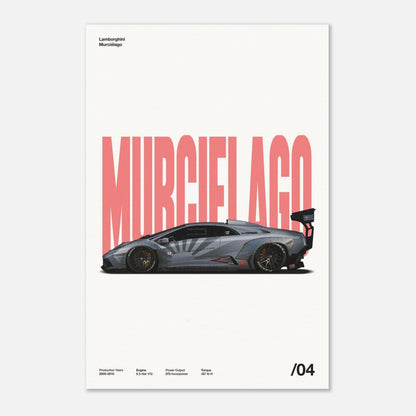 Lamborghini Murciélago No Frame 12x18
