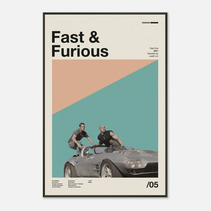 Fast Five Metal 24x36